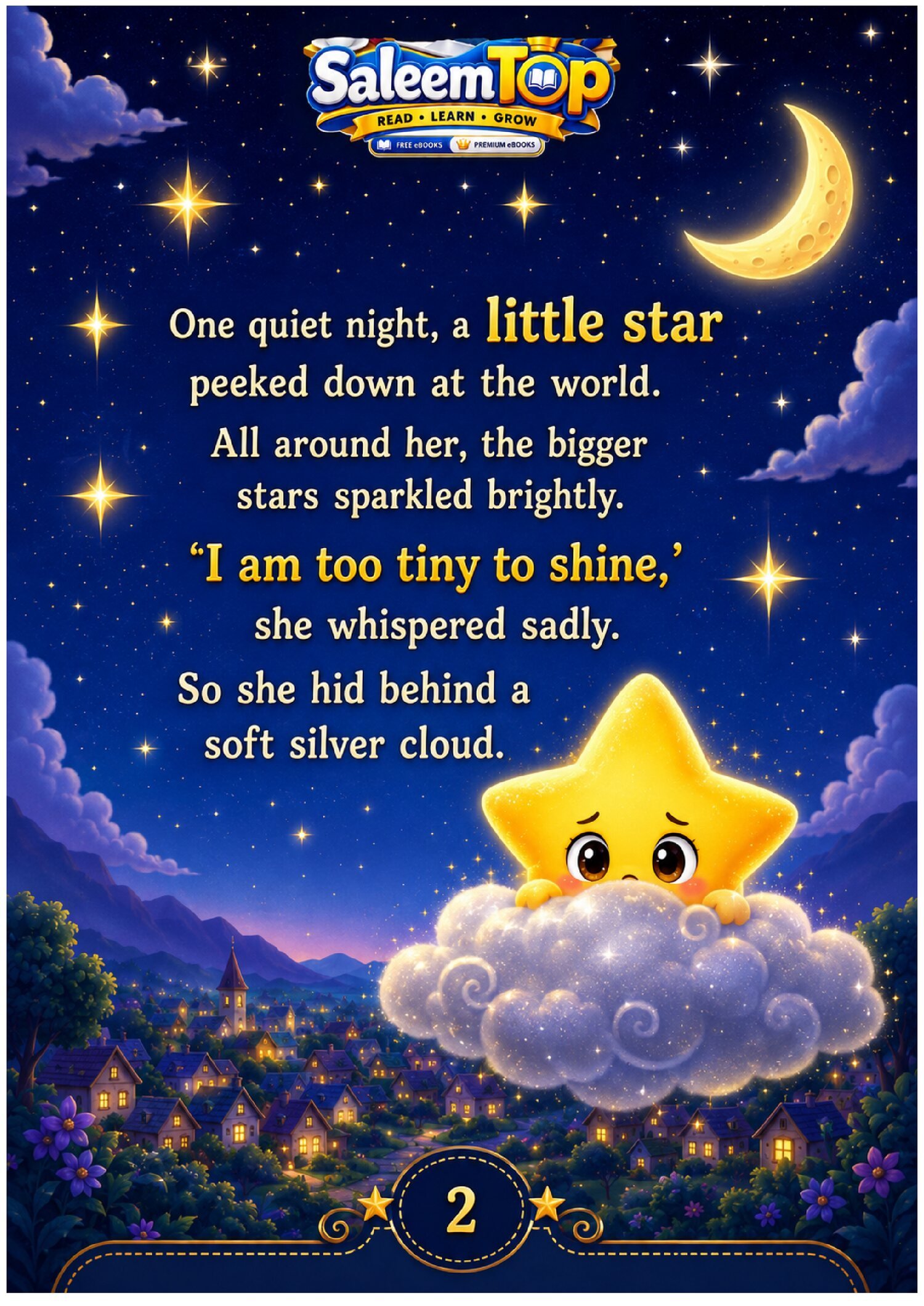 The Little Star Who Wanted to Shine page 2