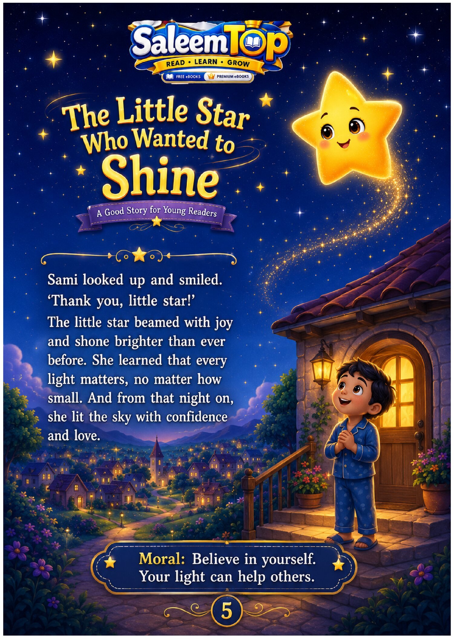 The Little Star Who Wanted to Shine page 5