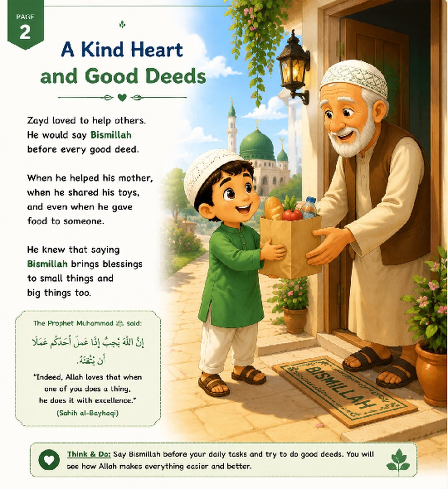 The Little Boy Who Always Said Bismillah page 2