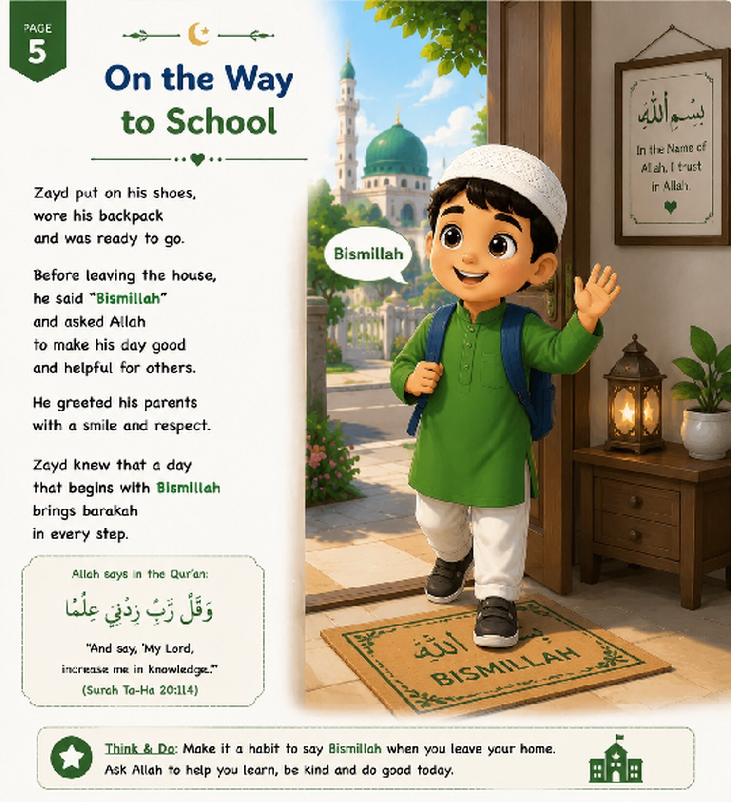 The Little Boy Who Always Said Bismillah page 5