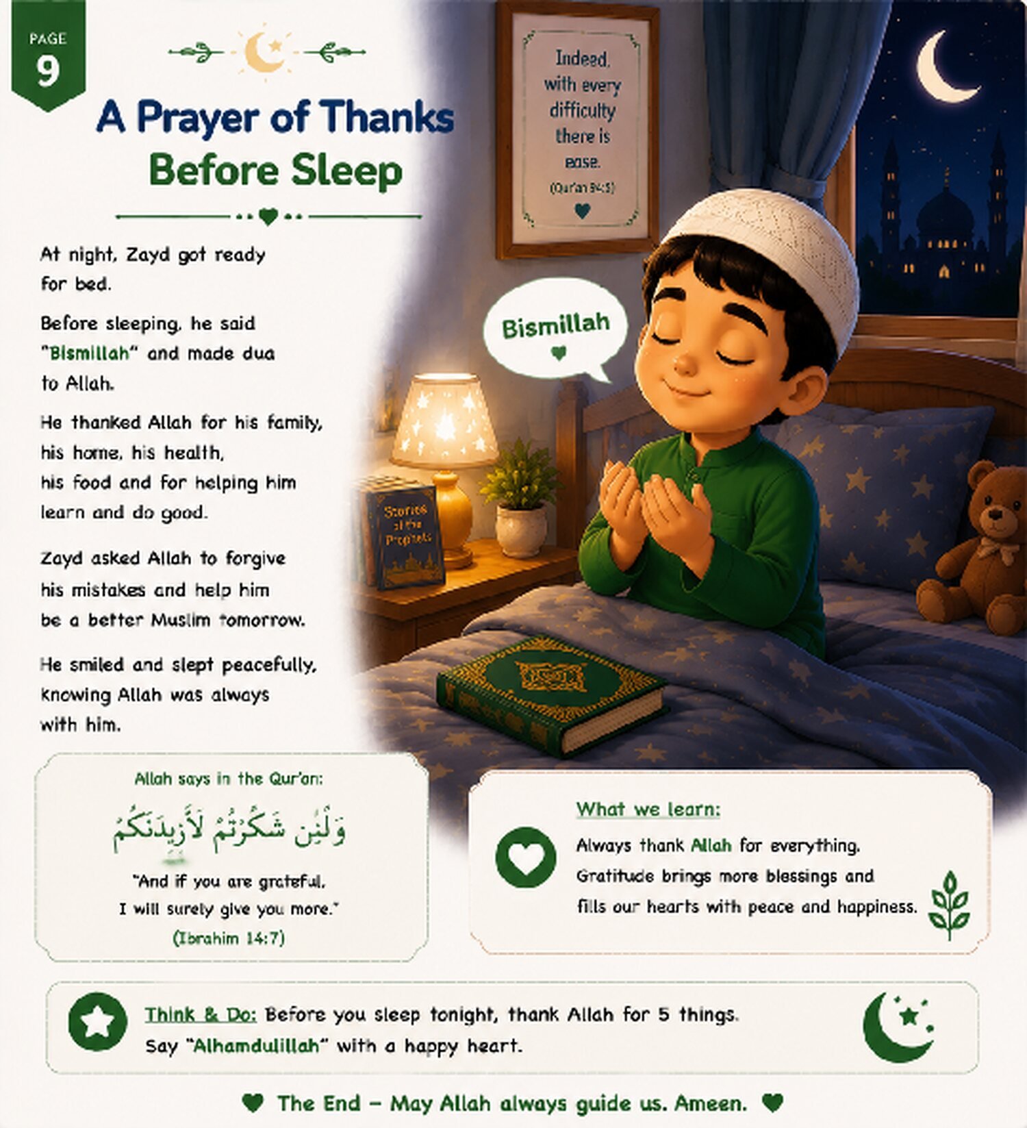 The Little Boy Who Always Said Bismillah page 9