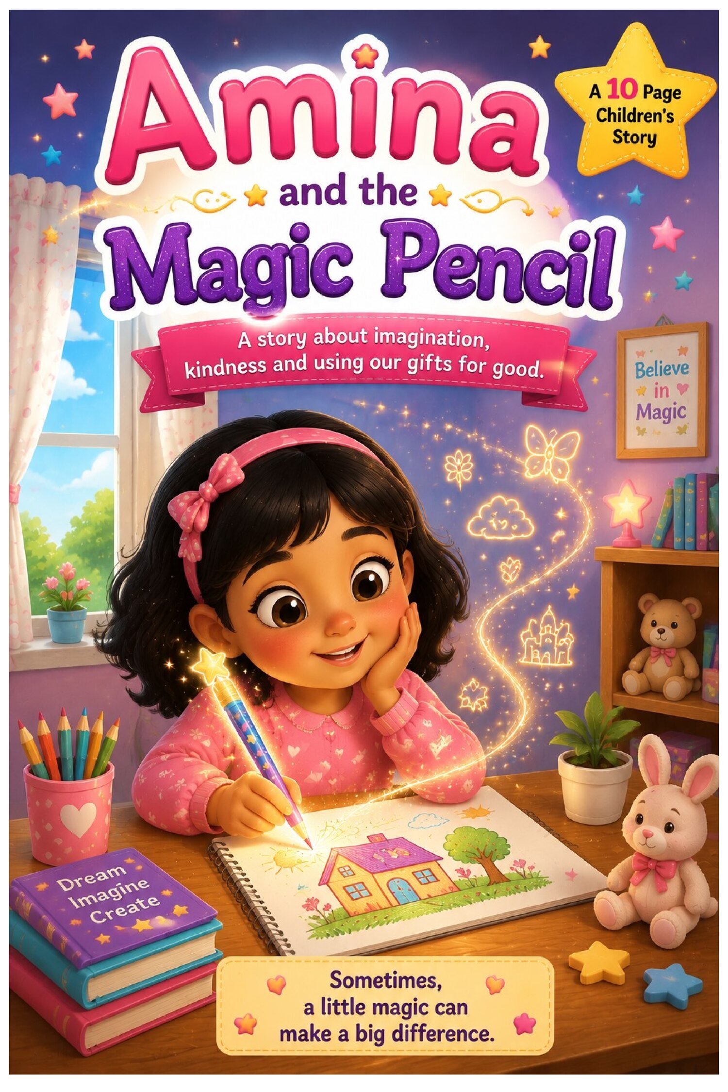 Amina and the Magic Pencil page 1