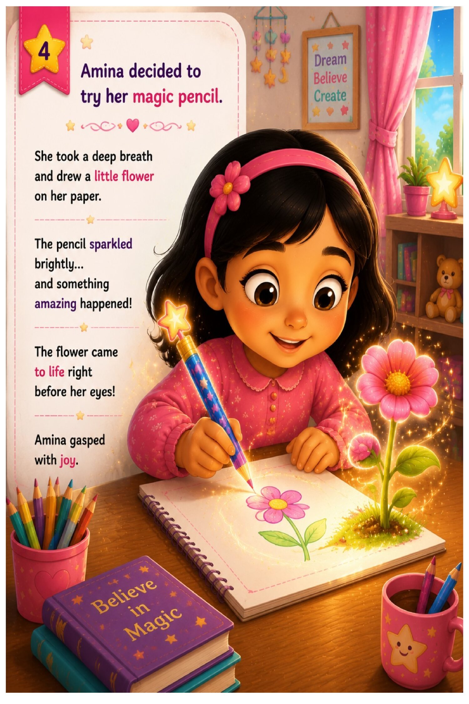 Amina and the Magic Pencil page 4