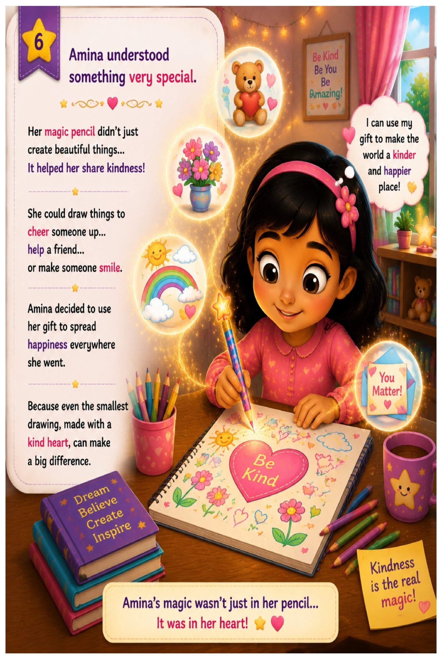 Amina and the Magic Pencil page 6