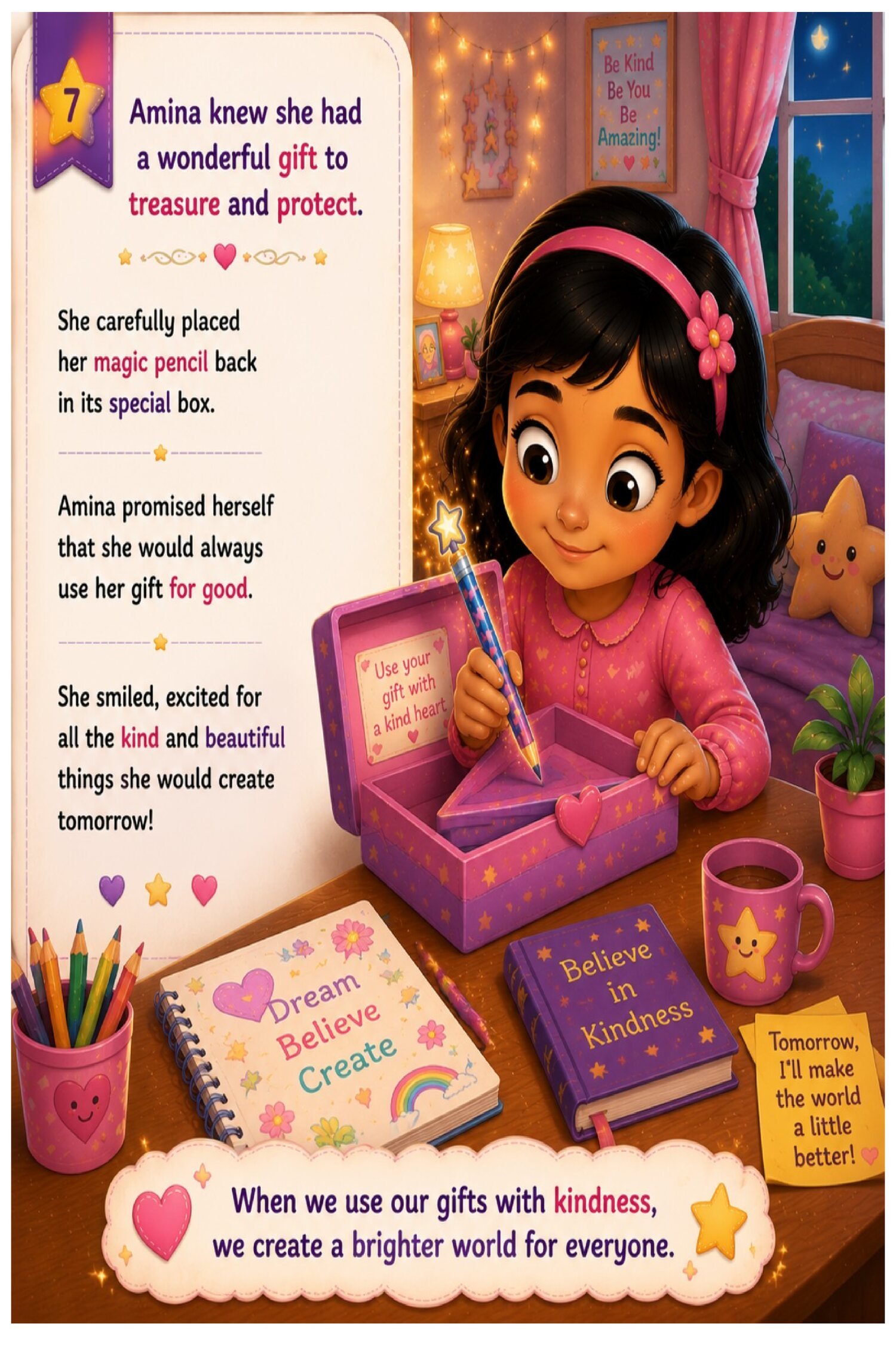 Amina and the Magic Pencil page 7